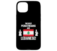 Les Meilleurs pédiatres sont Le Drapeau libanais médecin Dessin Coque pour iPhone 15 Plus