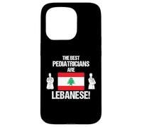Les Meilleurs pédiatres sont Le Drapeau libanais médecin Dessin Coque pour iPhone 15 Pro