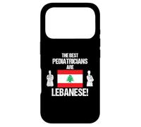 Les Meilleurs pédiatres sont Le Drapeau libanais médecin Dessin Coque pour iPhone 17 Pro