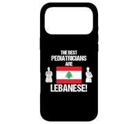 Les Meilleurs pédiatres sont Le Drapeau libanais médecin Dessin Coque pour iPhone 17 Pro Max