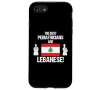 Les Meilleurs pédiatres sont Le Drapeau libanais médecin Dessin Coque pour iPhone SE (2020) / 7/8
