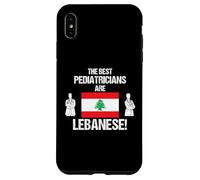 Les Meilleurs pédiatres sont Le Drapeau libanais médecin Dessin Coque pour iPhone XS Max