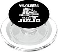 Les Meilleurs remorques sont nés sur Julio Truck Driver PopSockets PopGrip pour MagSafe