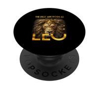Les Meilleurs sont nés comme Leo est Fier d'un Lion, Anniversaire de Juillet-août PopSockets PopGrip Adhésif
