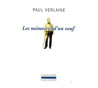 Paul Verlaine – Les Mémoires d'un veuf – Roman – Poche – Gallimard