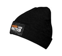 Les Mensonges Orange Comptent Bonnet Tricoté Doux Bonnet en Tricot Coupe-Vent Bonnets pour Cyclisme Randonnée Ski