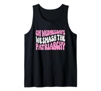 Les mercredis We Smash The Patriarchy Pink Feminism Féminisme Débardeur