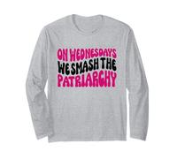 Les mercredis We Smash The Patriarchy Pink Feminism Féminisme Manche Longue