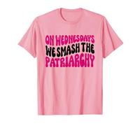 Les mercredis We Smash The Patriarchy Pink Feminism Féminisme T-Shirt
