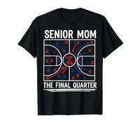 Les mères âgées de la 2026 de Basket-Ball du dernier Quart féminin T-Shirt Graphique avec Valeur