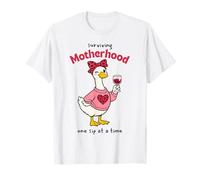 Les mères Qui Aiment Boire Un Bandana imprimé léopard sur Une Maman d'oie T-Shirt