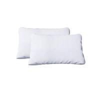 Les Merveilles Du Sud - Paire de coussins de lit double effet mémoire, le seul oreiller de lit entièrement produit par les maîtres artisans italiens et cousu à la main pour une expérience de sommeil