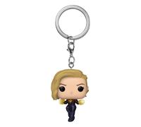 Les Merveilles Pop Porte-clés Vinyle 4 Cm Capitaine Marvel Funko