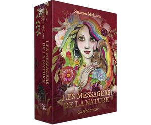 Les messagers de la nature - Cartes oracle + 45 cartes + 1 pochon - Sharon Mcleod - Vega Eds - Boîte ou accessoire - Jeux livres objets