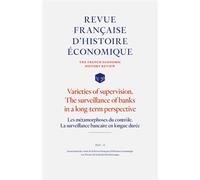 Les métamorphoses du contrôle. La surveillance bancaire en longue durée Varieties of supervision. The surveillance of banks in a long-term perspective - Collectif - Presses Recherche Historique - broc