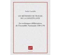 Les Méthodes De Travail De La Constituante - Les Techniques Délibératives De L'assemblée Nationale, 1789-1791