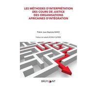 Les Méthodes D'interprétation Des Cours De Justice Des Organisations Africaines D'intégration