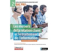 Les métiers de la relation client et le traitement de l'information - 2de Bac Pro MRC