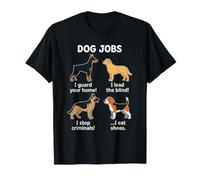 Les métiers des Chiens drôles Beagle Labrador Dobermann T-Shirt
