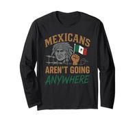 Les Mexicains ne vont nulle part Migra Chicano Immigrant Mexique Manche Longue