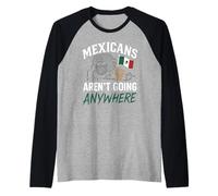 Les Mexicains ne vont nulle part Migra Chicano Immigrant Mexique Manche Raglan