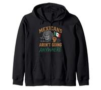 Les Mexicains ne vont nulle part Migra Chicano Immigrant Mexique Sweat à Capuche