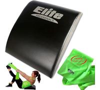 Les mieux notés Mat Abs confortable Elite - Comprend Resistance Band comme un BONUS - incroyable soutien pour le bas du dos et fait pour durer