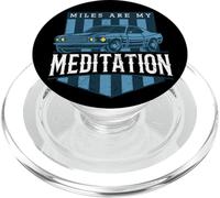 Les miles de voiture musclé classique sont ma méditation PopSockets PopGrip pour MagSafe