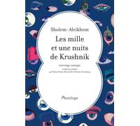 Les mille et une nuits de Krushnik - Aleikhem Sholem - L'antilope - broché - Récit
