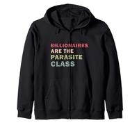 Les milliardaires sont la Classe des parasites : Une drôle de Justice Sociale Sweat à Capuche