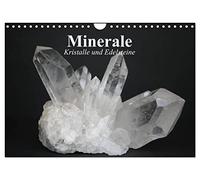 Les minéraux. Cristaux et pierres précieuses, Version française (Calendrier mural 2026 DIN A4 portrait), Calendrier CALVENDO mensuel
