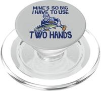 Les Mines sont Si Grandes Que Je Dois Me Servir De Mes Deux PopSockets PopGrip pour MagSafe