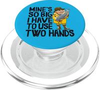 Les Mines sont Si Grandes Que Je Dois Me Servir De Mes Deux PopSockets PopGrip pour MagSafe