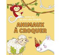 Les mini colos d'Andréa - Animaux à croquer: coloriage - cosy - andrea_drw_ - animaux - mignon - drôle - nourriture - détente - loisirs créatifs