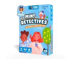 Les Mini Détectives - Jeu de Société Éducatif - Dès 3 Ans | Basé sur la méthode Montessori - sans écrans - apprend l'anglais - idée cadeau enfants