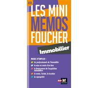 Les mini memos Foucher - Immobilier - Révision - Priscilla Benchimol - Foucher - broché - Scolaire / Universitaire