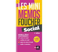 Les mini memos Foucher - Social - 4e édition - Révision