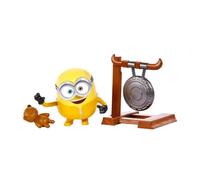 Minions figurine articulée Bob et son gong, jouet pour enfant, GMD92