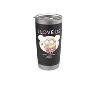 Les Minions Bob et Tim mieux ensemble Gobelet isotherme en acier inoxydable double paroi