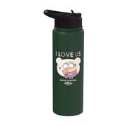 Les Minions Bob et Tim mieux ensemble Stainless Steel Insulated Water Bottle