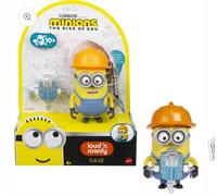 Les Minions Deluxe Dave Construction 9 Cm - Gmf03 - Figurine A Collectionner - 3 Ans Et +