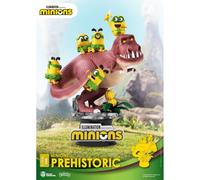 Les Minions - Diorama D-Stage Prehistoric 15 Cm