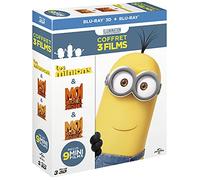 Les Minions + Moi, moche et méchant 1 & 2 – Blu-ray 3D – Coffret 3 films