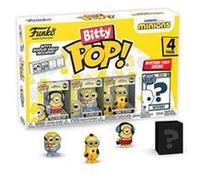 Les Minions - Pack 4 figurines Bitty POP! Roller Skating Stuart 2,5 cm G