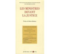 Collectif – Les ministres devant la Justice – Broché – Actes Sud
