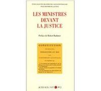 Collectif – Les ministres devant la Justice – Broché – Actes Sud