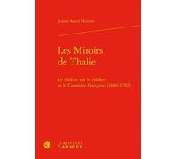 Les Miroirs De Thalie - Le Théâtre Sur Le Théâtre Et La Comédie-Française (1680-1762)