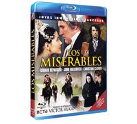 Les Misérables (1998 Depardieu) - Blu-Ray Import Exclusif Espagne Avec Vf Incluse, Boitier Amaray Bleu, Jaquette Et Menu Disc En Espagnol / L'intégrale Des 4 Episodes