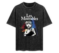 Les Miserables Broadway T-Shirt Unisex Black Tee XXL