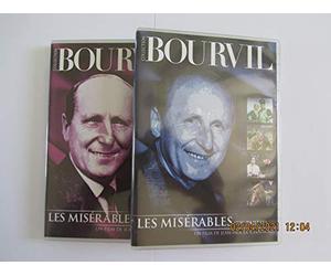 LES MISERABLES - GABIN BOURVIL BERNARD BLIER L'INTEGRALE EN 2 DVD - 1ERE ET 2 EME PARTIE